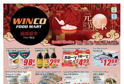 WinCo Food Mart (HWY 7) Flyer February 26 to March 4