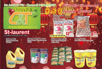 Marche C&T (St. Laurent) Flyer February 26 to March 4