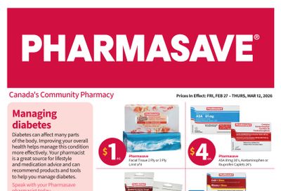 Pharmasave (Atlantic, ON, West) Flyer February 27 to March 12
