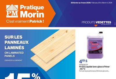 Patrick Morin Flyer February 26 to March 4