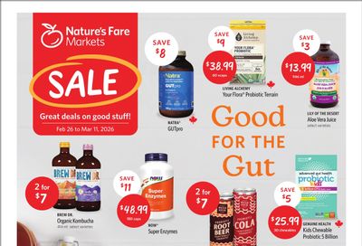 Nature's Fare Markets Flyer February 26 to March 11