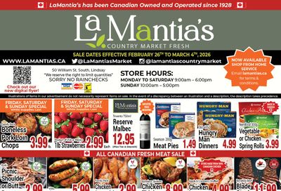 LaMantia's Flyer February 26 to March 4