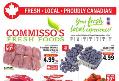 Commisso's Fresh Foods Flyer February 27 to March 5