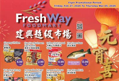 FreshWay Foodmart Flyer February 27 to March 5