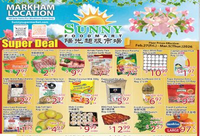 Sunny Foodmart (Markham) Flyer February 27 to March 5