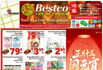 BestCo Food Mart (Downtown Toronto) Flyer February 27 to March 5