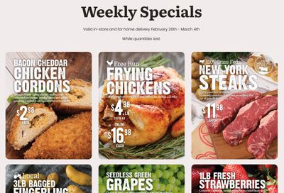 Meridian Farm Market Flyer February 26 to March 4