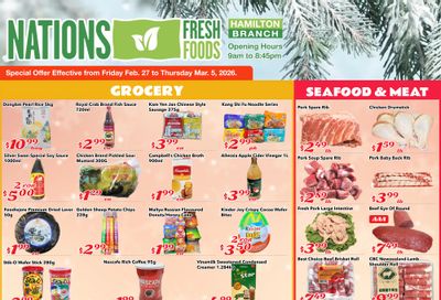Nations Fresh Foods (Hamilton) Flyer February 27 to March 5