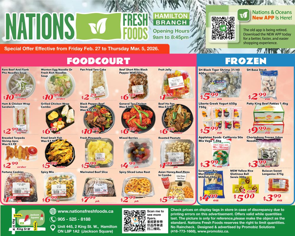 Nations Fresh Foods (Hamilton) Flyer February 27 to March 5