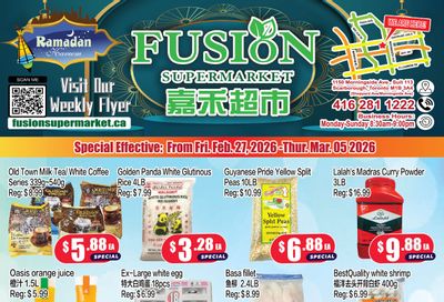 Fusion Supermarket (Scarborough) Flyer February 27 to March 5