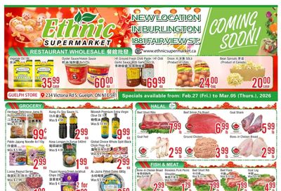 Ethnic Supermarket (Guelph) Flyer February 27 to March 5