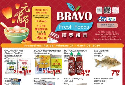 Bravo Fresh Foods Flyer February 27 to March 5