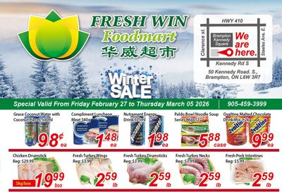 Fresh Win Foodmart Flyer February 27 to March 5