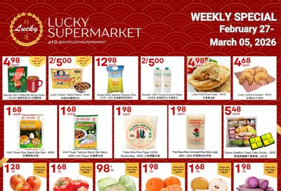 Lucky Supermarket (Edmonton) Flyer February 27 to March 5