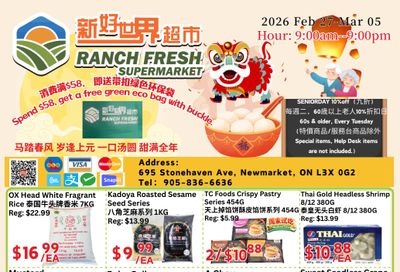 Ranch Fresh Supermarket Flyer February 27 to March 5