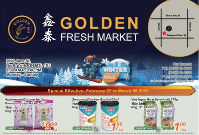Golden Fresh Market Flyer February 27 to March 5