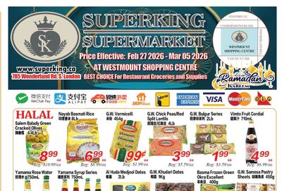 Superking Supermarket (London) Flyer February 27 to March 5