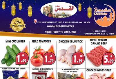 Al-Quds Supermarket Flyer February 27 to March 5