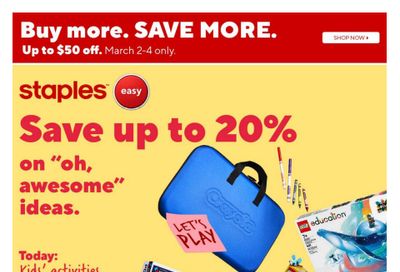 Staples Flyer February 27 to March 5