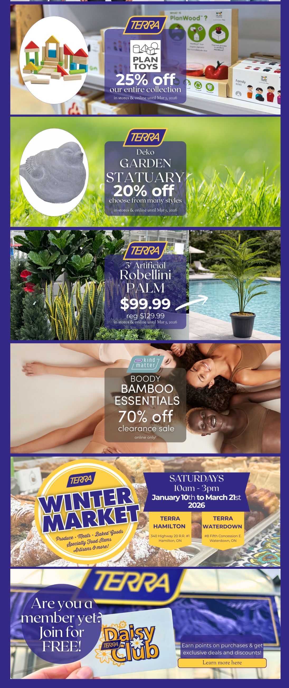 Terra Greenhouses Flyer February 27 to March 5