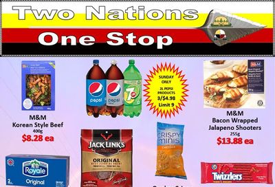 Two Nations One Stop Flyer February 27 to March 5