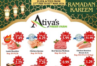 Atiya's Fresh Farm Flyer February 27 to March 5