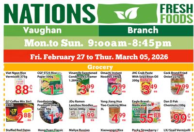 Nations Fresh Foods (Vaughan) Flyer February 27 to March 5