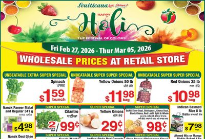 Fruiticana (Edmonton) Flyer February 27 to March 5