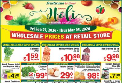 Fruiticana (Calgary) Flyer February 27 to March 5