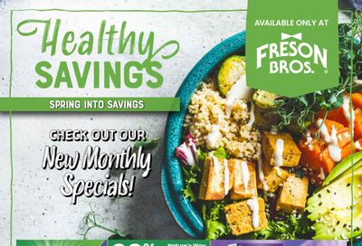 Freson Bros. Healthy Savings Flyer February 27 to March 26