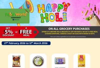 Food World Supermarket Flyer February 27 to March 12