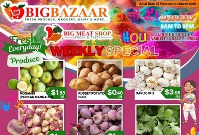 Big Bazaar Canada Flyer February 27 to March 4