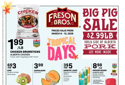 Freson Bros. Flyer March 6 to 12