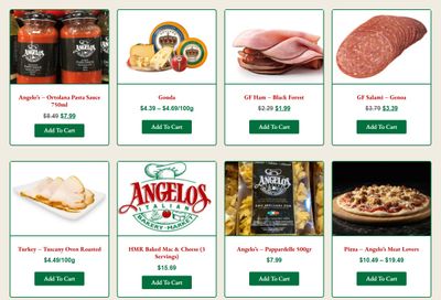 Angelo's Italian Bakery Monthly Specials March 1 to 31