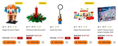 LEGO Canada: Sale + Gift With Purchase Offers