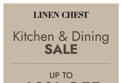 Linen Chest Flyer February 25 to March 22