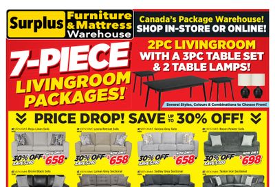 Surplus Furniture & Mattress Warehouse (St. John's, Corner Brook, Grand Falls Windsor) Flyer March 2 to 15