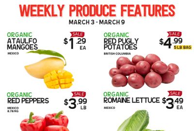 Pomme Natural Market Weekly Produce Flyer March 3 to 9