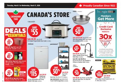 Canadian Tire (Atlantic) Flyer March 5 to 11