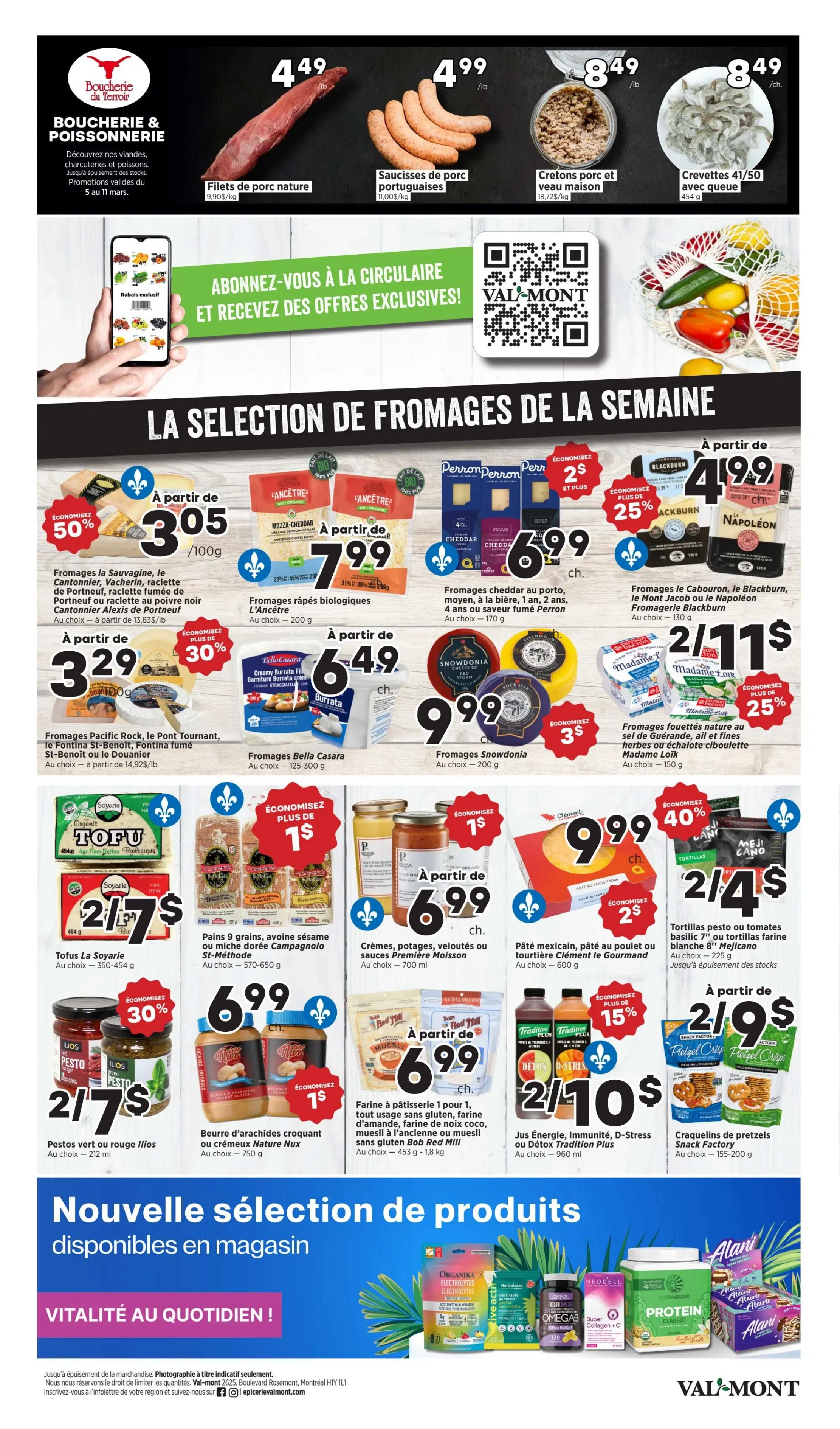 Val-Mont Flyer March 5 to 11