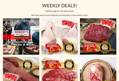Robert's Fresh and Boxed Meats Flyer March 2 to 9