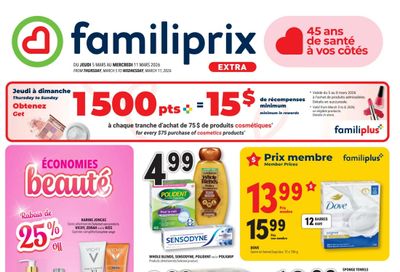 Familiprix Extra Flyer March 5 to 11