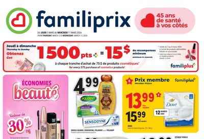 Familiprix Flyer March 5 to 11