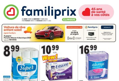 Familiprix Clinique Flyer March 5 to 11