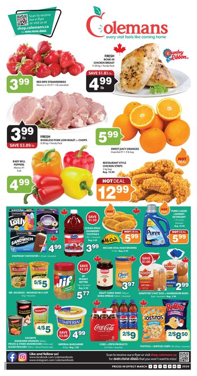 Coleman's Flyer March 5 to 11