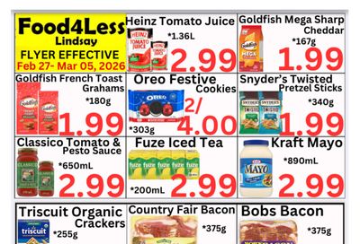 Food 4 Less (Lindsay) Flyer February 27 to March 5