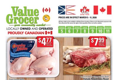 Value Grocer Flyer March 5 to 11