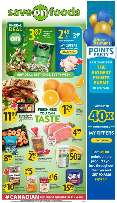 Save On Foods (BC) Flyer March 5 to 11