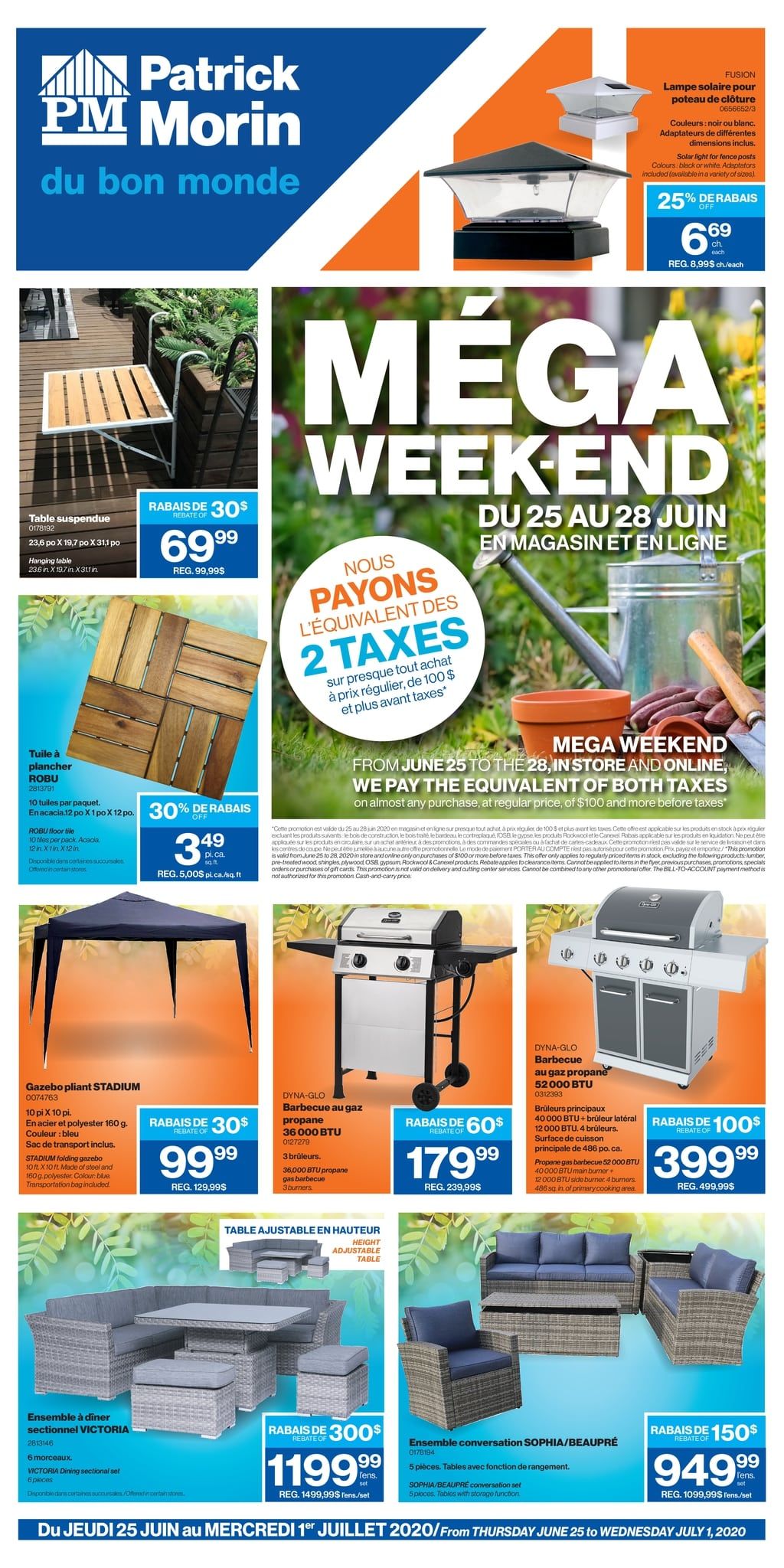 Patrick Morin Flyer June 25 to July 1