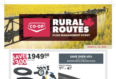 Co-op (West) Rural Routes Flyer March 5 to 25